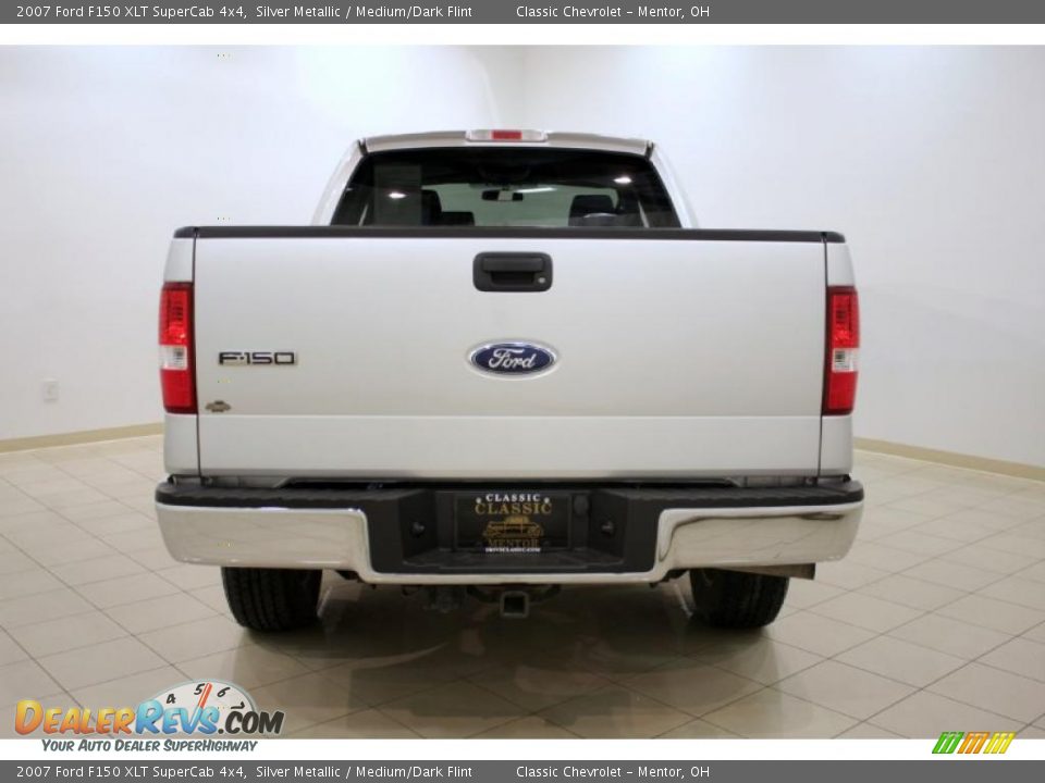 2007 Ford F150 XLT SuperCab 4x4 Silver Metallic / Medium/Dark Flint Photo #6