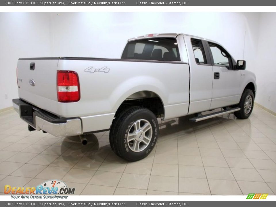 2007 Ford F150 XLT SuperCab 4x4 Silver Metallic / Medium/Dark Flint Photo #7