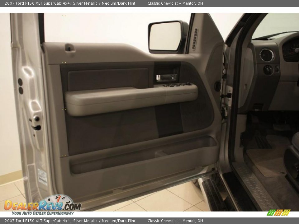 2007 Ford F150 XLT SuperCab 4x4 Silver Metallic / Medium/Dark Flint Photo #8