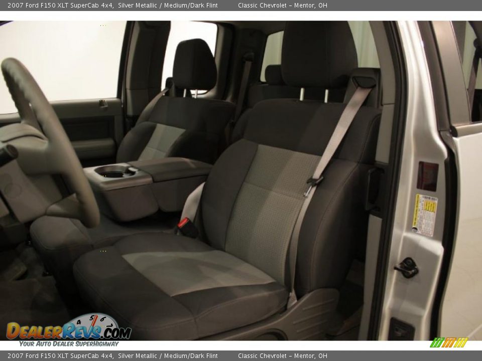 2007 Ford F150 XLT SuperCab 4x4 Silver Metallic / Medium/Dark Flint Photo #9