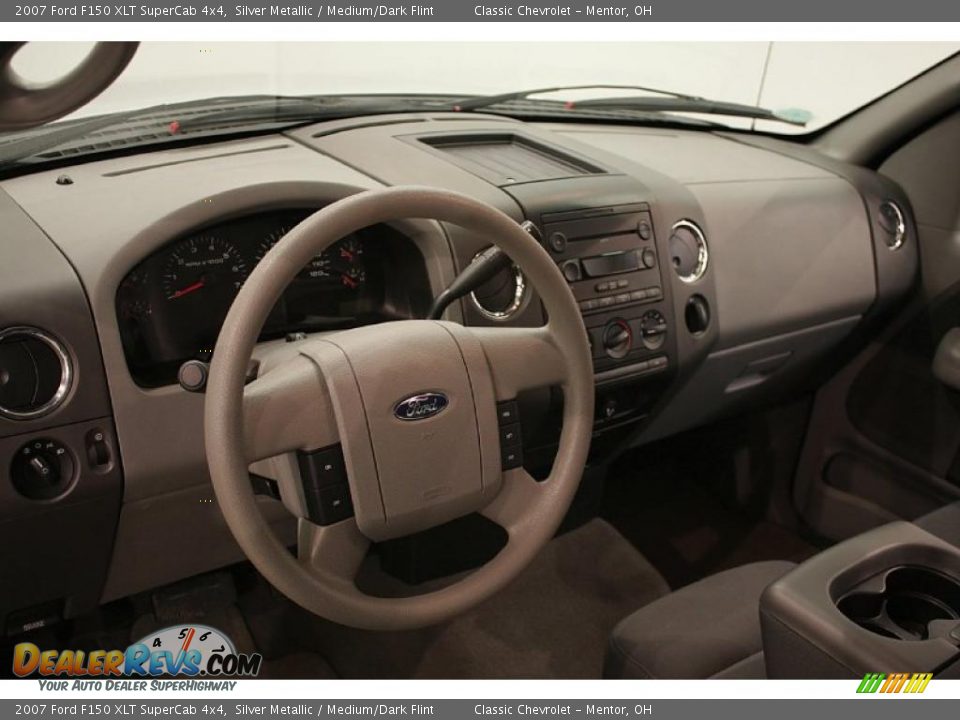 2007 Ford F150 XLT SuperCab 4x4 Silver Metallic / Medium/Dark Flint Photo #10