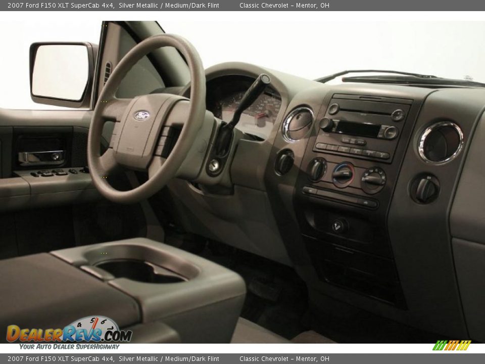 2007 Ford F150 XLT SuperCab 4x4 Silver Metallic / Medium/Dark Flint Photo #14