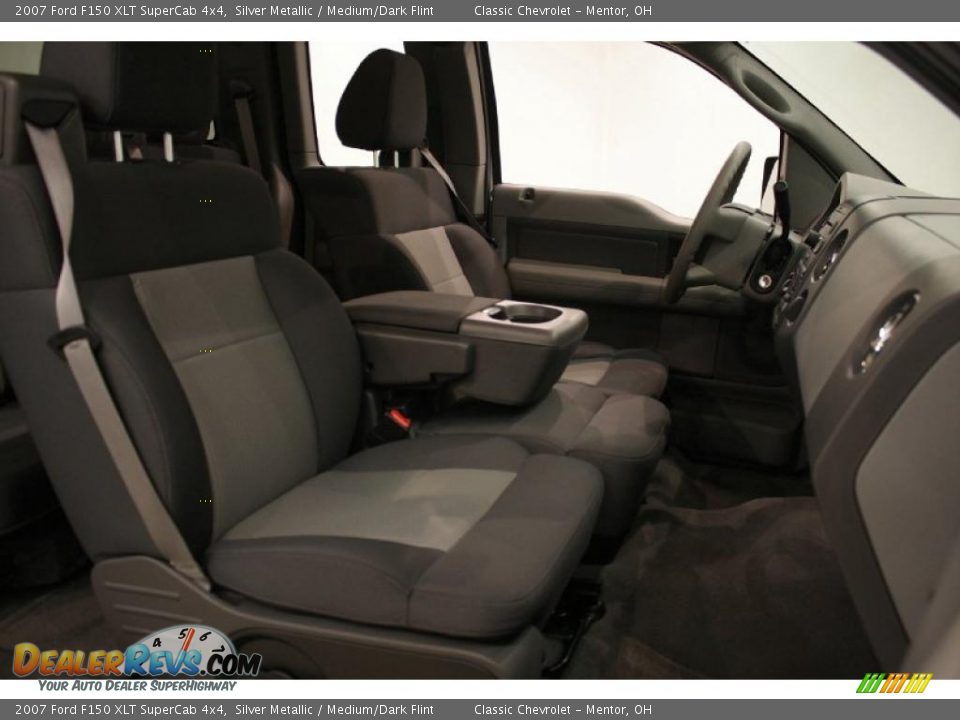 2007 Ford F150 XLT SuperCab 4x4 Silver Metallic / Medium/Dark Flint Photo #15