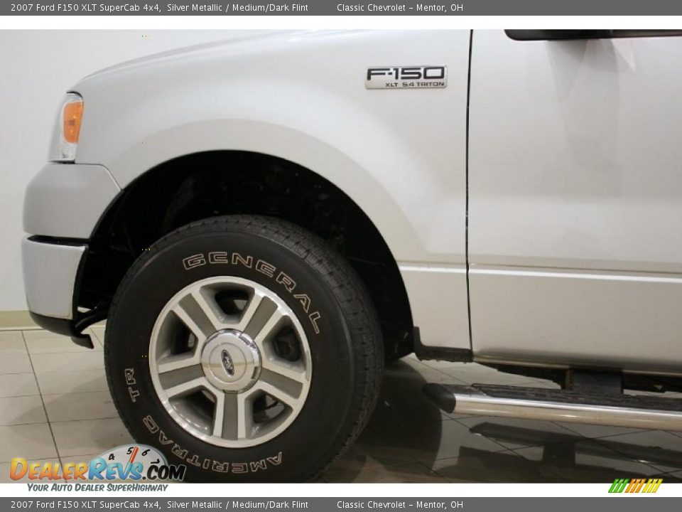 2007 Ford F150 XLT SuperCab 4x4 Silver Metallic / Medium/Dark Flint Photo #21