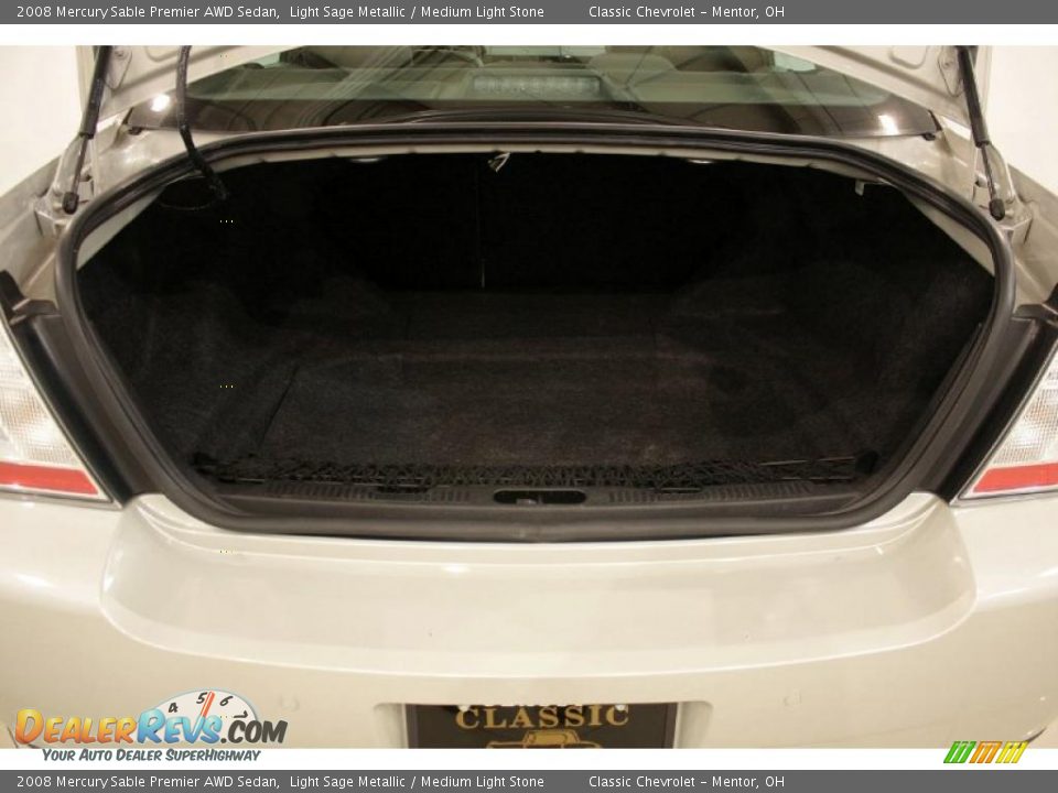2008 Mercury Sable Premier AWD Sedan Light Sage Metallic / Medium Light Stone Photo #23