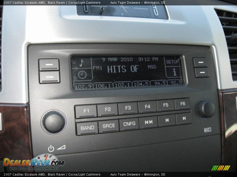 2007 Cadillac Escalade AWD Black Raven / Cocoa/Light Cashmere Photo #15