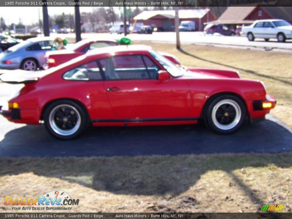 1985 Porsche 911 Carrera Coupe Guards Red / Beige Photo #4