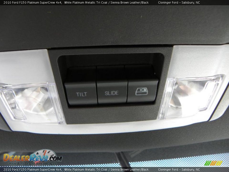 2010 Ford F150 Platinum SuperCrew 4x4 White Platinum Metallic Tri Coat / Sienna Brown Leather/Black Photo #30