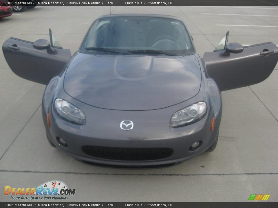 2006 Mazda MX-5 Miata Roadster Galaxy Gray Metallic / Black Photo #21