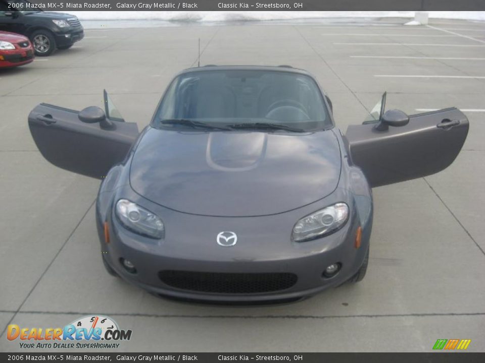 2006 Mazda MX-5 Miata Roadster Galaxy Gray Metallic / Black Photo #22