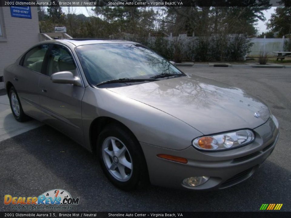 2001 Oldsmobile Aurora 3.5 Bronze Mist / Neutral Photo #7