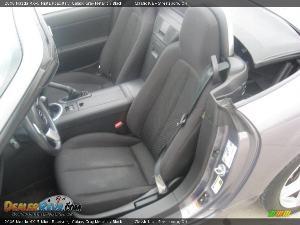 2006 Mazda MX-5 Miata Roadster Galaxy Gray Metallic / Black Photo #29