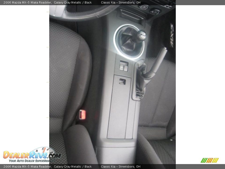 2006 Mazda MX-5 Miata Roadster Galaxy Gray Metallic / Black Photo #34