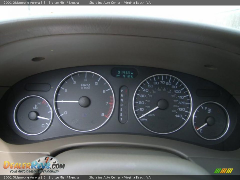 2001 Oldsmobile Aurora 3.5 Bronze Mist / Neutral Photo #17