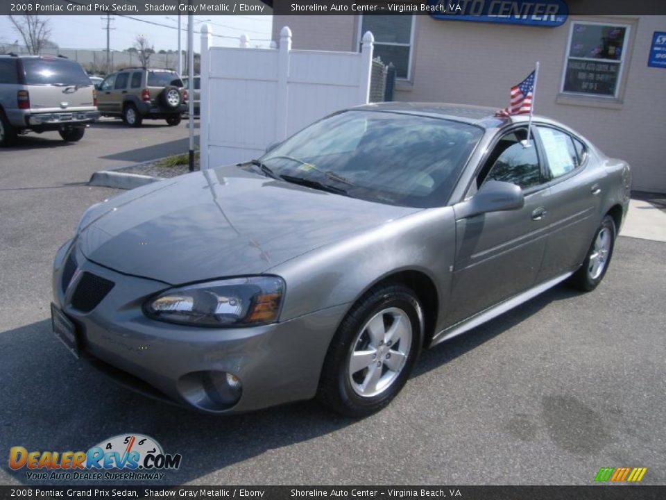 2008 Pontiac Grand Prix Sedan Shadow Gray Metallic / Ebony Photo #1