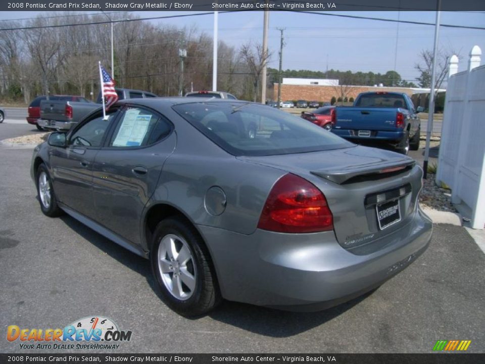 2008 Pontiac Grand Prix Sedan Shadow Gray Metallic / Ebony Photo #3