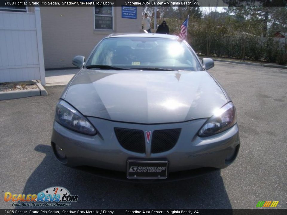 2008 Pontiac Grand Prix Sedan Shadow Gray Metallic / Ebony Photo #8