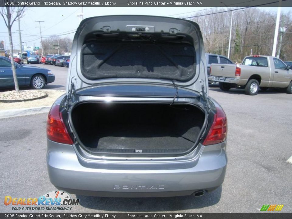 2008 Pontiac Grand Prix Sedan Shadow Gray Metallic / Ebony Photo #17