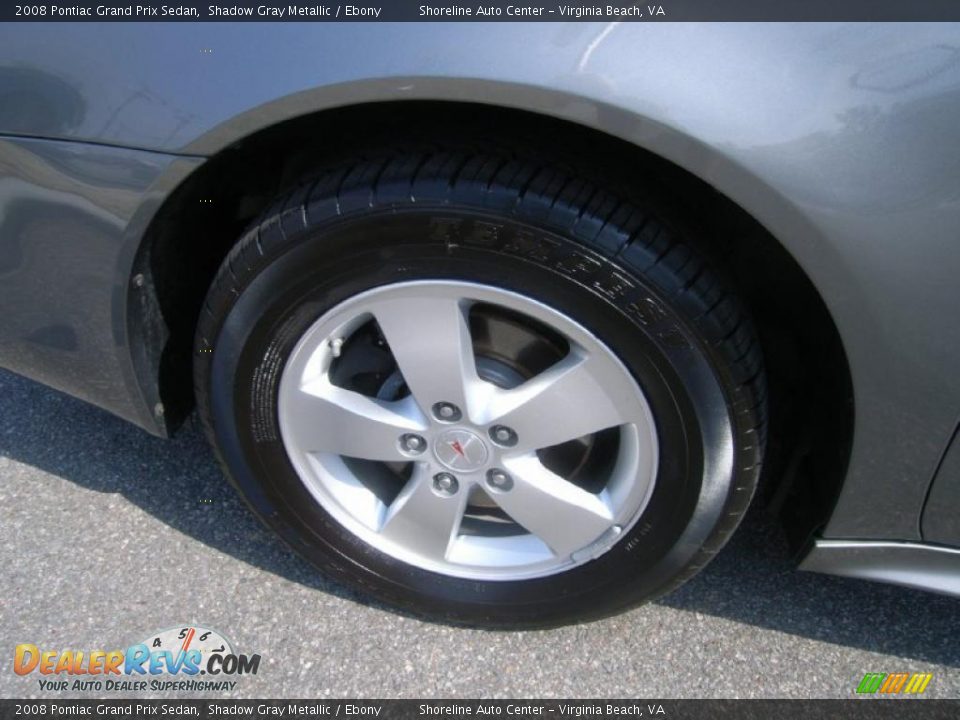 2008 Pontiac Grand Prix Sedan Shadow Gray Metallic / Ebony Photo #20