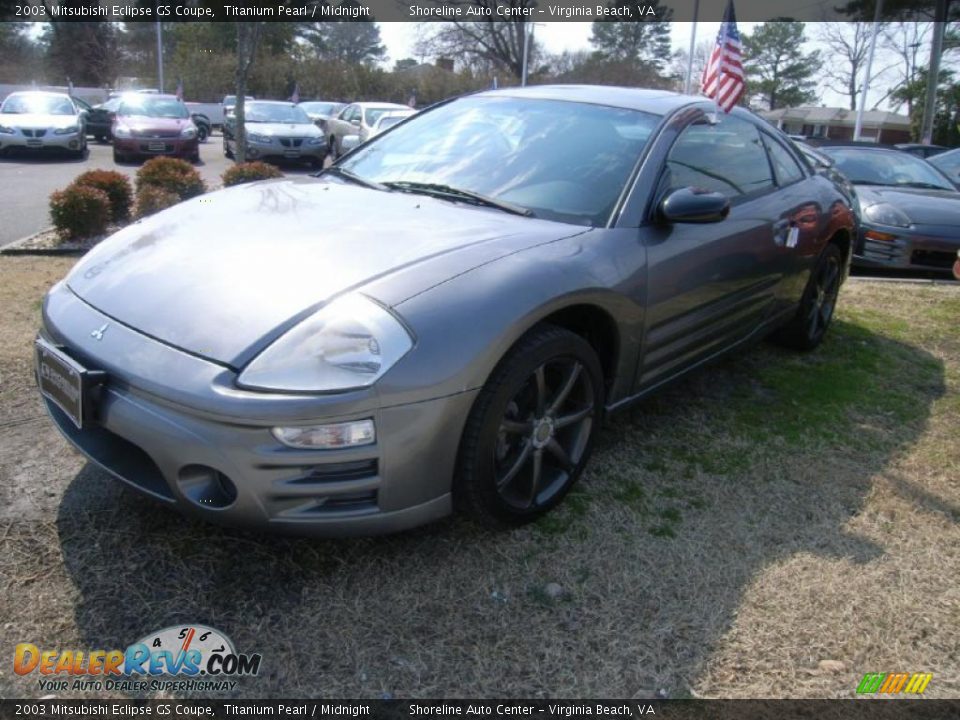 2003 Mitsubishi Eclipse GS Coupe Titanium Pearl / Midnight Photo #1