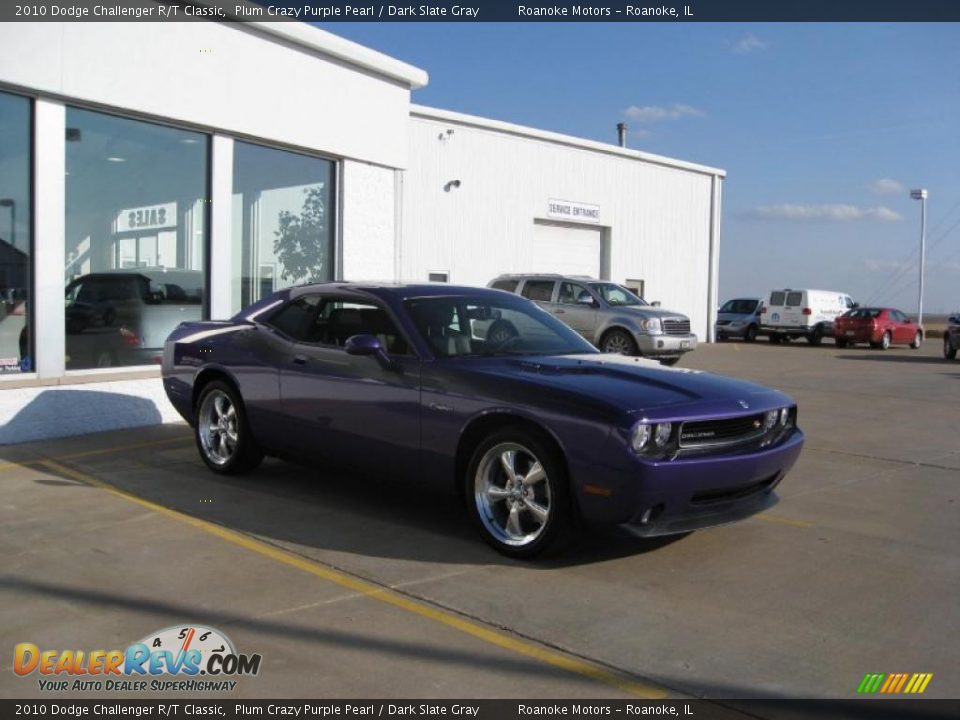 2010 Dodge Challenger R/T Classic Plum Crazy Purple Pearl / Dark Slate Gray Photo #1