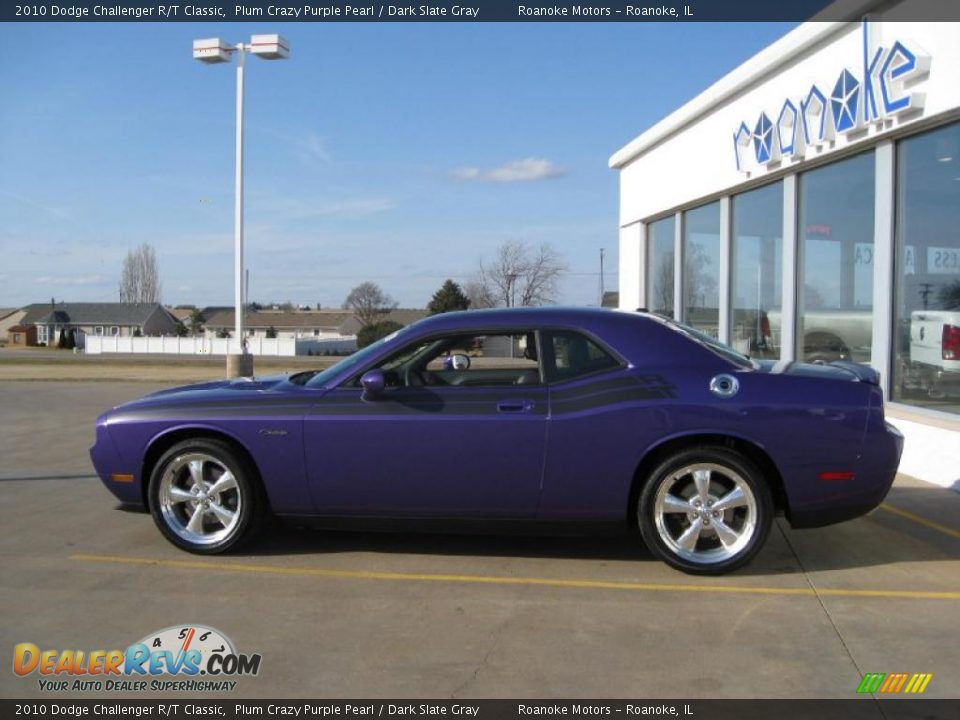 2010 Dodge Challenger R/T Classic Plum Crazy Purple Pearl / Dark Slate Gray Photo #3