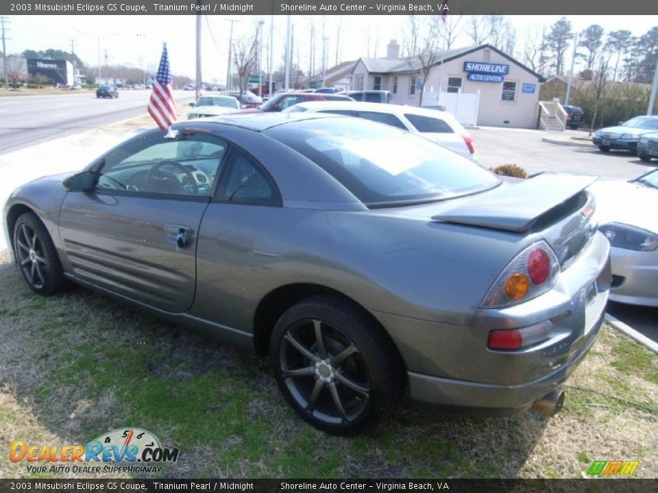 2003 Mitsubishi Eclipse GS Coupe Titanium Pearl / Midnight Photo #3