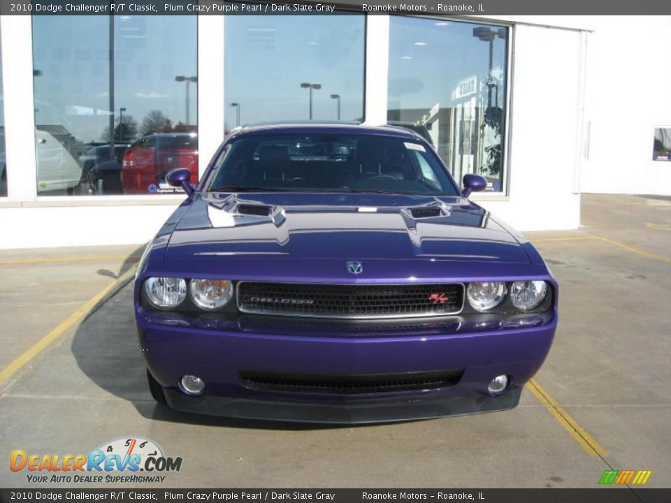 2010 Dodge Challenger R/T Classic Plum Crazy Purple Pearl / Dark Slate Gray Photo #5