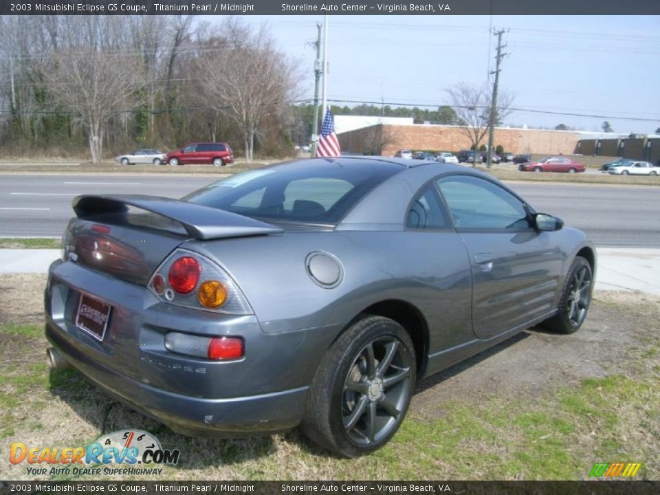 2003 Mitsubishi Eclipse GS Coupe Titanium Pearl / Midnight Photo #5