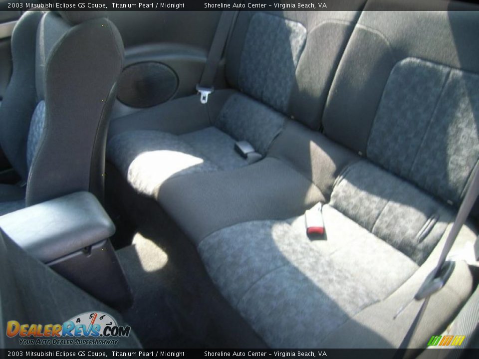 2003 Mitsubishi Eclipse GS Coupe Titanium Pearl / Midnight Photo #9