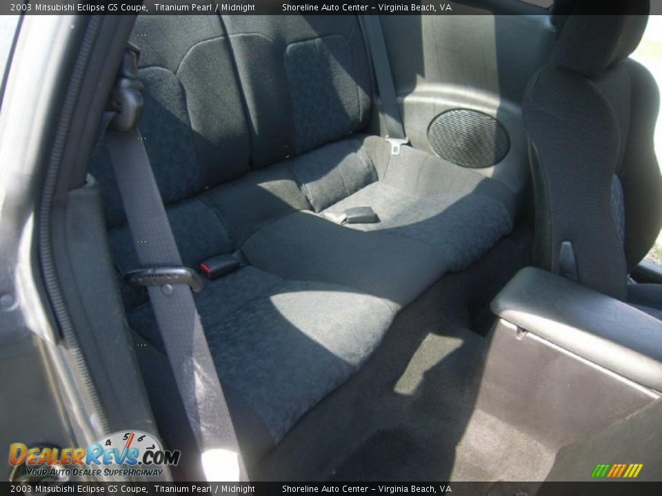 2003 Mitsubishi Eclipse GS Coupe Titanium Pearl / Midnight Photo #10