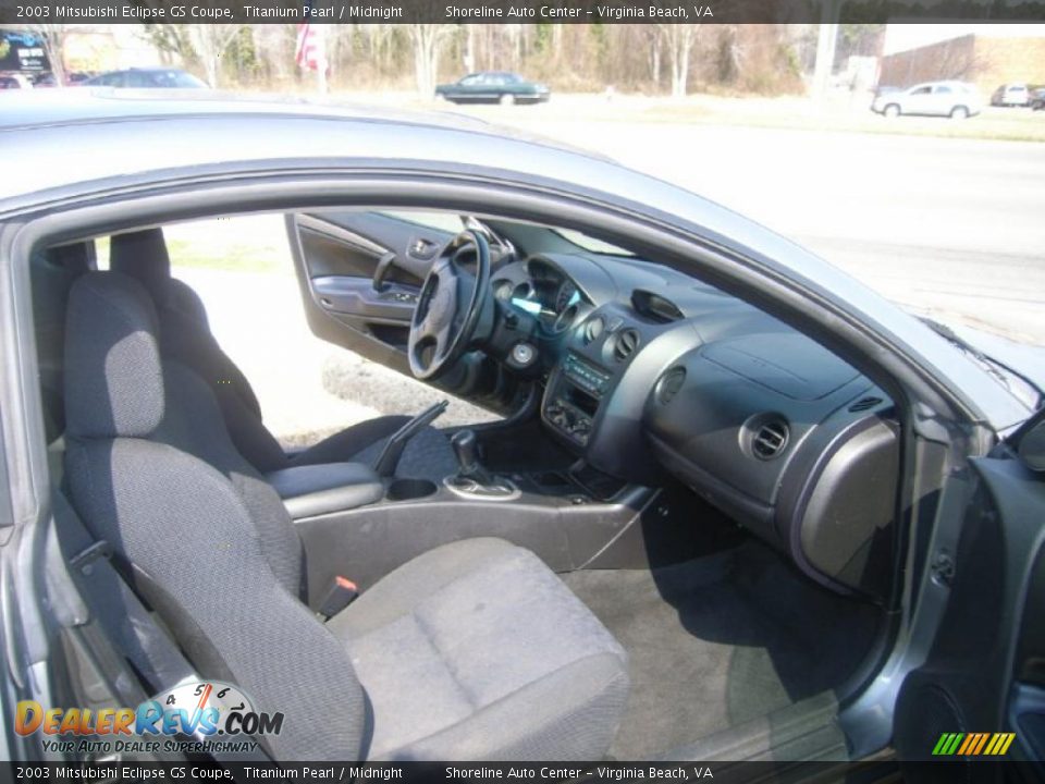 2003 Mitsubishi Eclipse GS Coupe Titanium Pearl / Midnight Photo #11