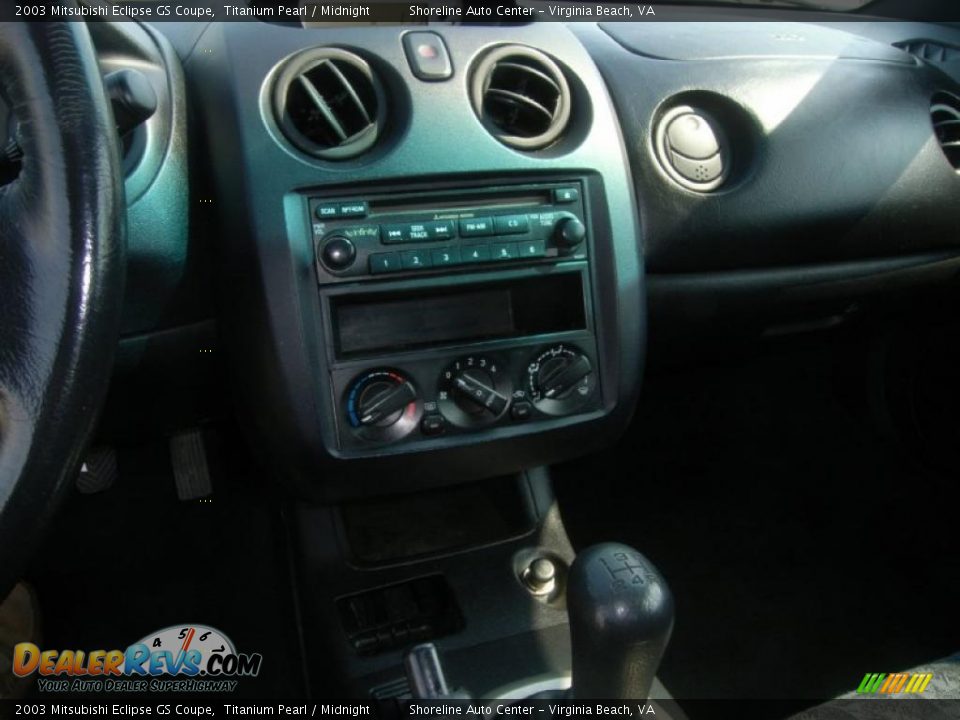 2003 Mitsubishi Eclipse GS Coupe Titanium Pearl / Midnight Photo #12