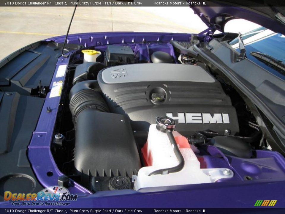 2010 Dodge Challenger R/T Classic Plum Crazy Purple Pearl / Dark Slate Gray Photo #13