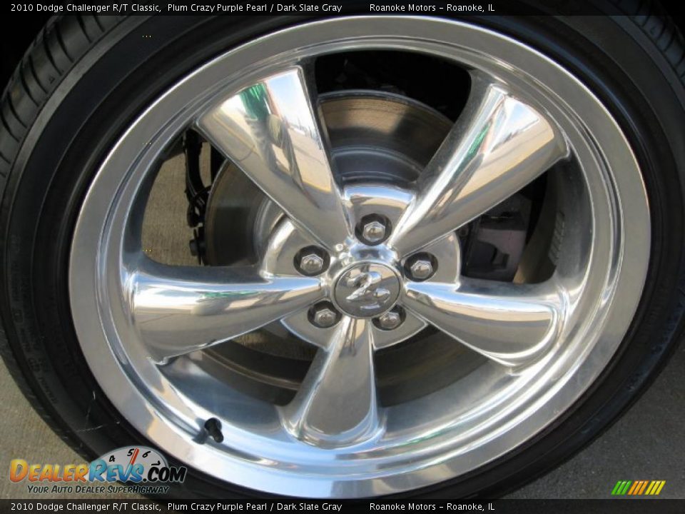 2010 Dodge Challenger R/T Classic Plum Crazy Purple Pearl / Dark Slate Gray Photo #15