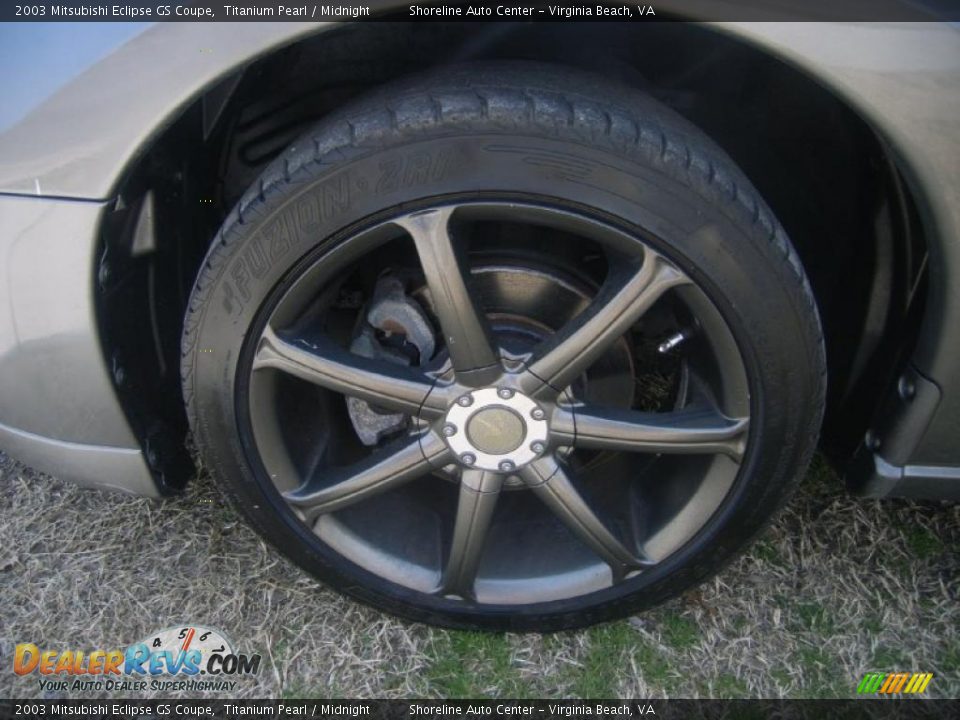 2003 Mitsubishi Eclipse GS Coupe Titanium Pearl / Midnight Photo #17