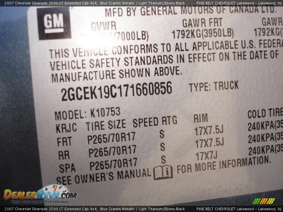 2007 Chevrolet Silverado 1500 LT Extended Cab 4x4 Blue Granite Metallic / Light Titanium/Ebony Black Photo #18