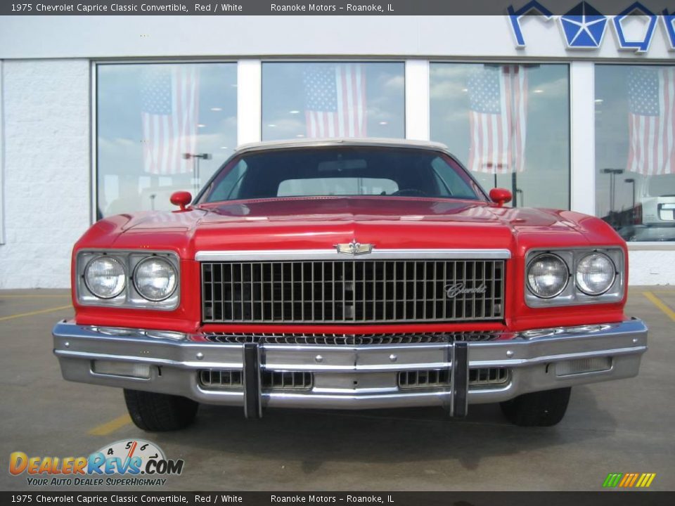 Red 1975 Chevrolet Caprice Classic Convertible Photo #4