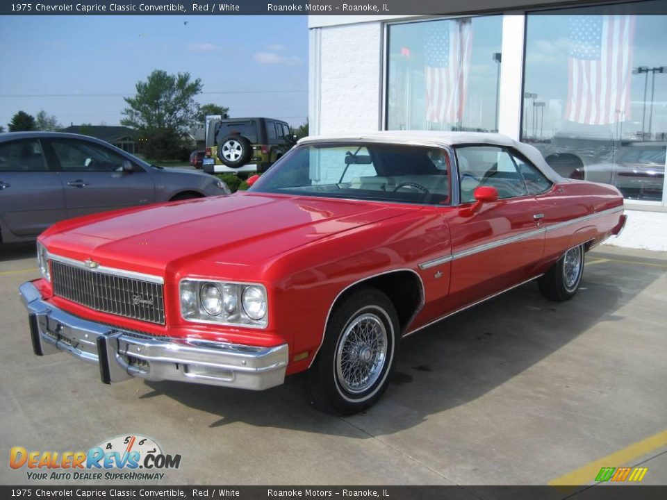 Red 1975 Chevrolet Caprice Classic Convertible Photo #6