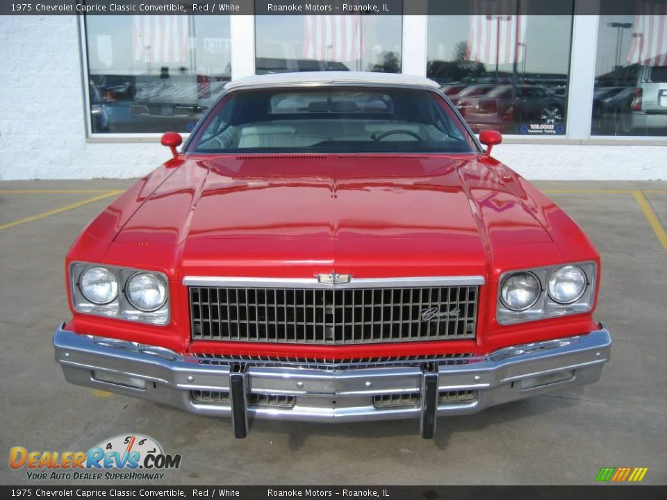 Red 1975 Chevrolet Caprice Classic Convertible Photo #11