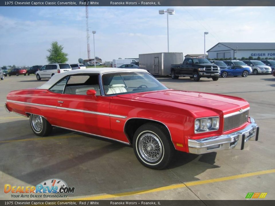 Red 1975 Chevrolet Caprice Classic Convertible Photo #20