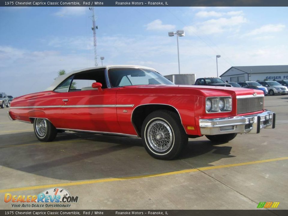 Red 1975 Chevrolet Caprice Classic Convertible Photo #24