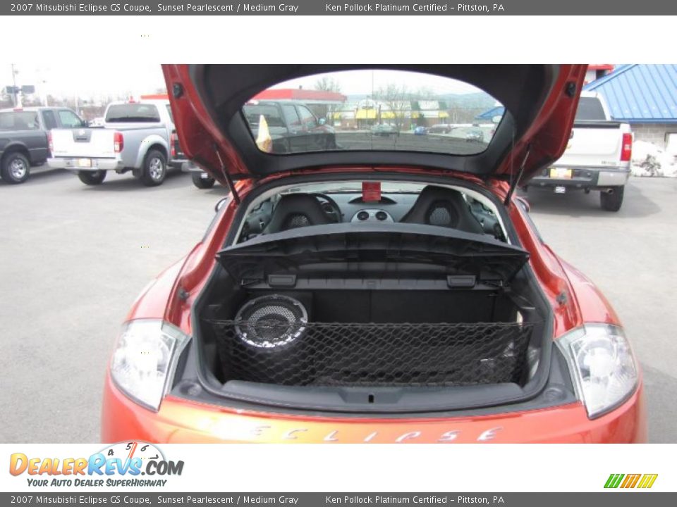 2007 Mitsubishi Eclipse GS Coupe Sunset Pearlescent / Medium Gray Photo #9