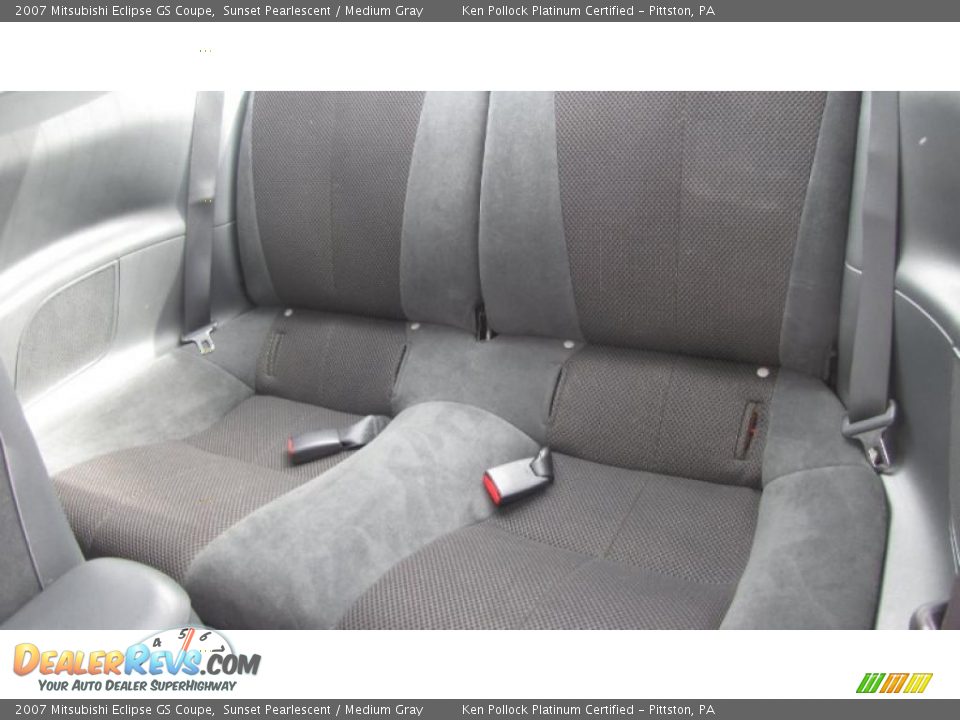 2007 Mitsubishi Eclipse GS Coupe Sunset Pearlescent / Medium Gray Photo #12