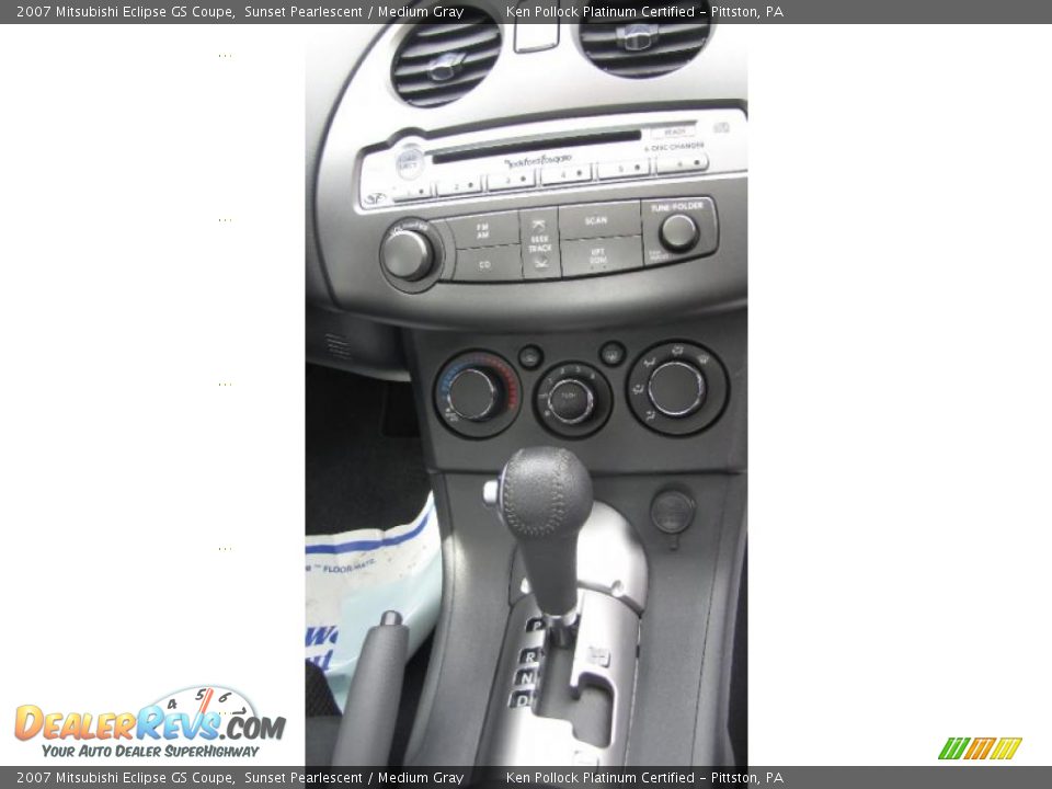 2007 Mitsubishi Eclipse GS Coupe Sunset Pearlescent / Medium Gray Photo #16