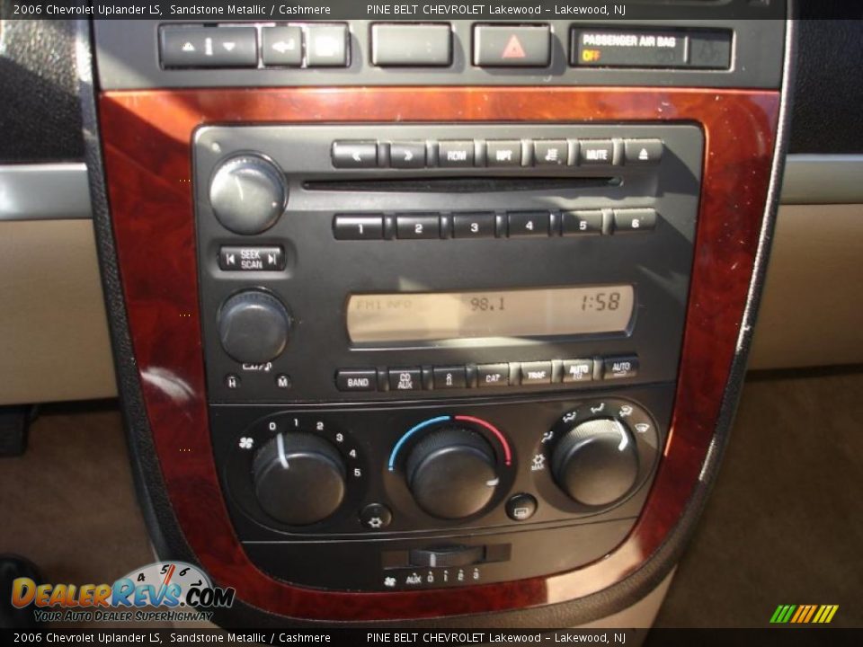 2006 Chevrolet Uplander LS Sandstone Metallic / Cashmere Photo #16