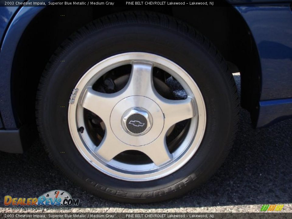 2003 Chevrolet Impala Superior Blue Metallic / Medium Gray Photo #8