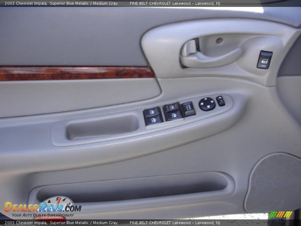 2003 Chevrolet Impala Superior Blue Metallic / Medium Gray Photo #10
