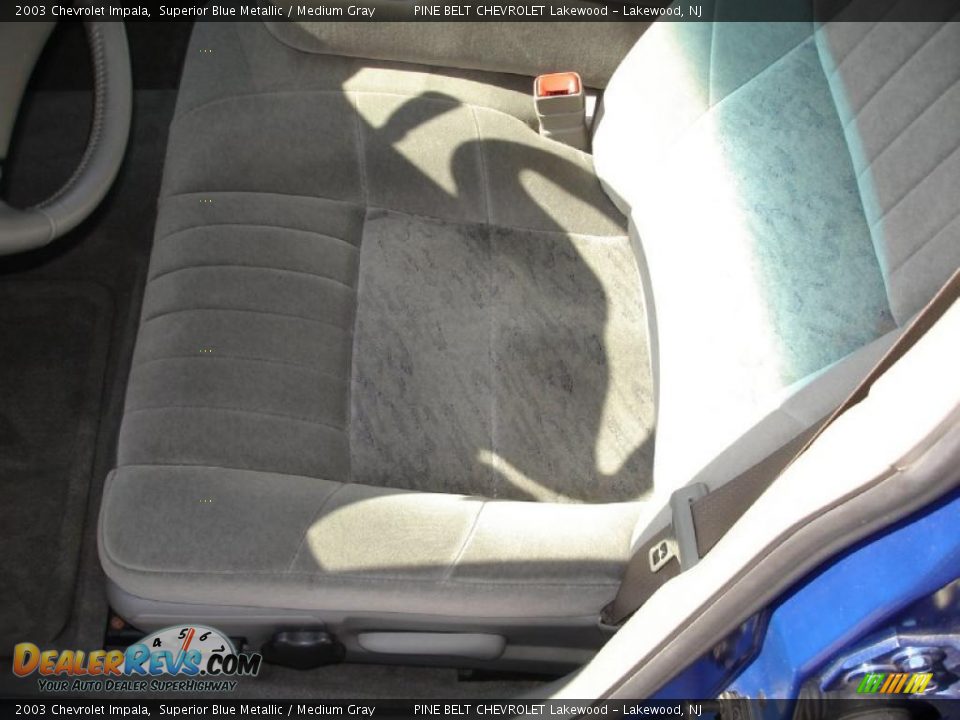2003 Chevrolet Impala Superior Blue Metallic / Medium Gray Photo #11