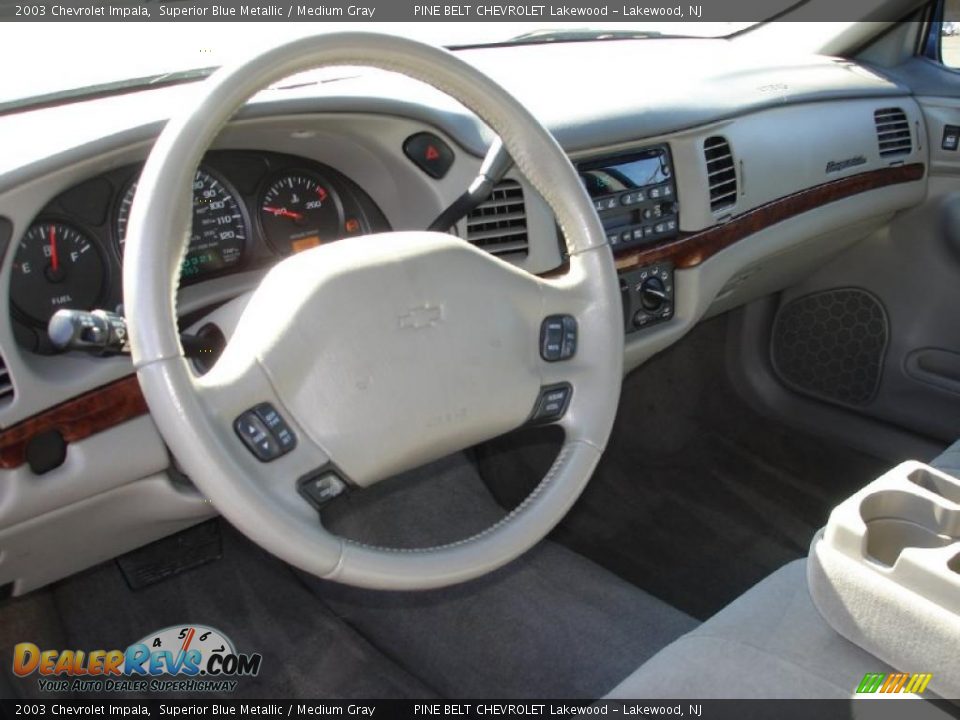 2003 Chevrolet Impala Superior Blue Metallic / Medium Gray Photo #12